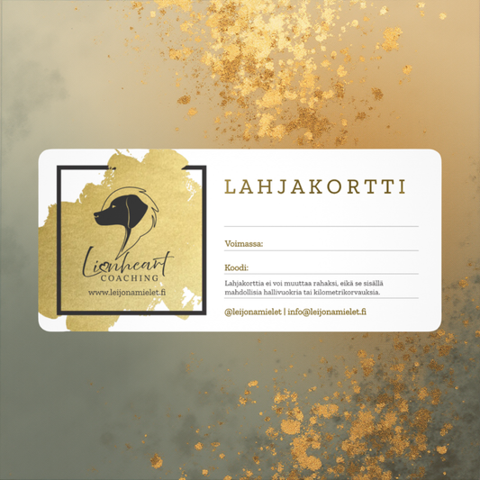 Lahjakortti - fyysinen