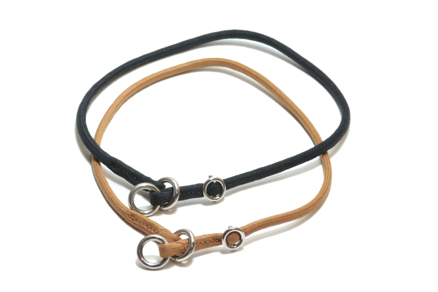 Puuvillainen kokokiristävä kaulain stopparilla - 4,5mm