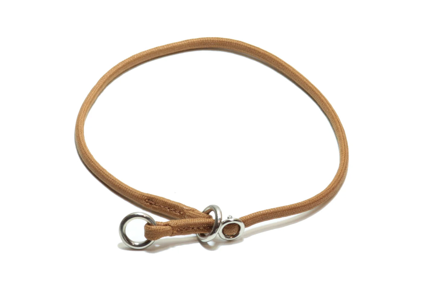 Puuvillainen kokokiristävä kaulain stopparilla - 4,5mm