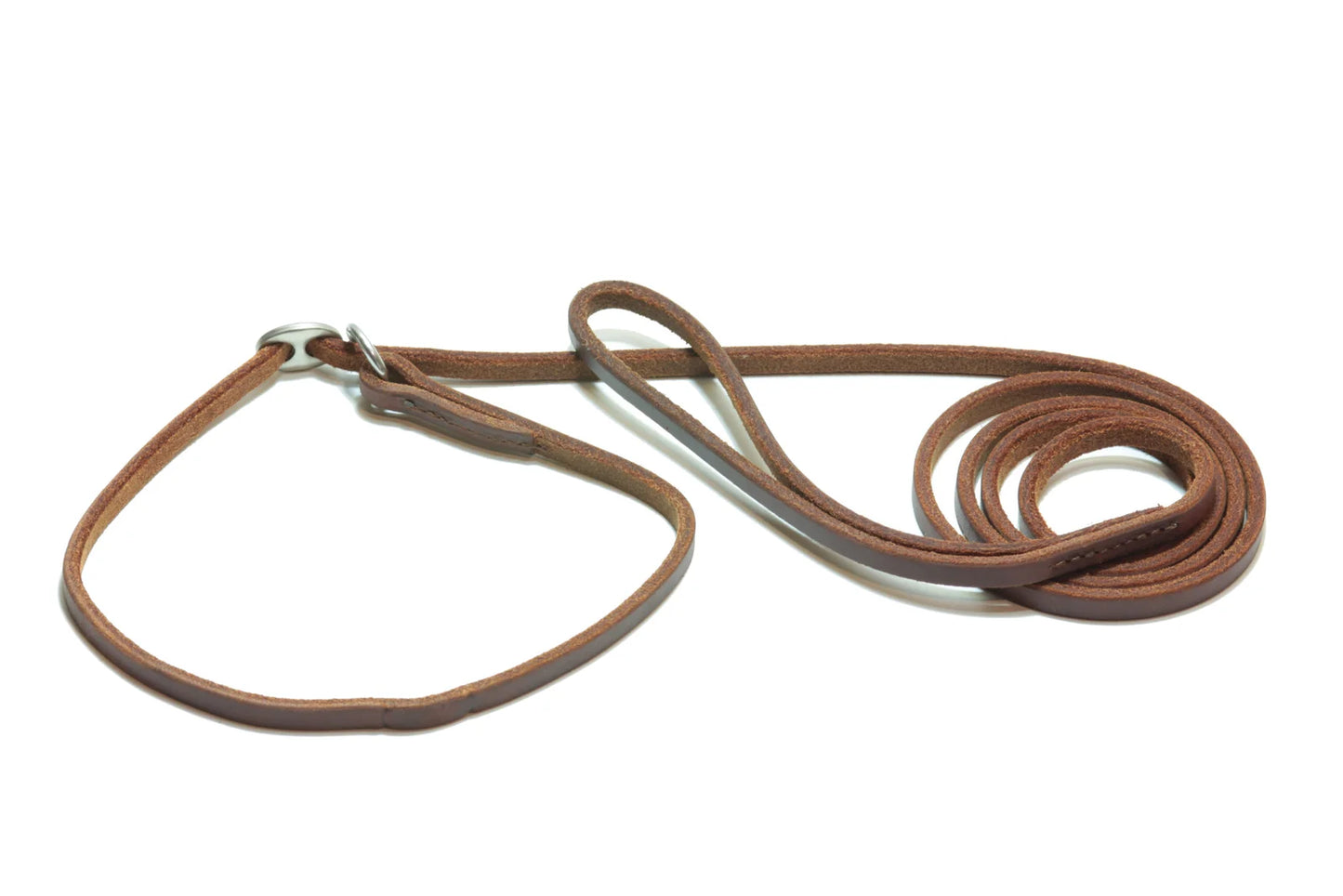 Nahkainen noutajahihna stopperilla