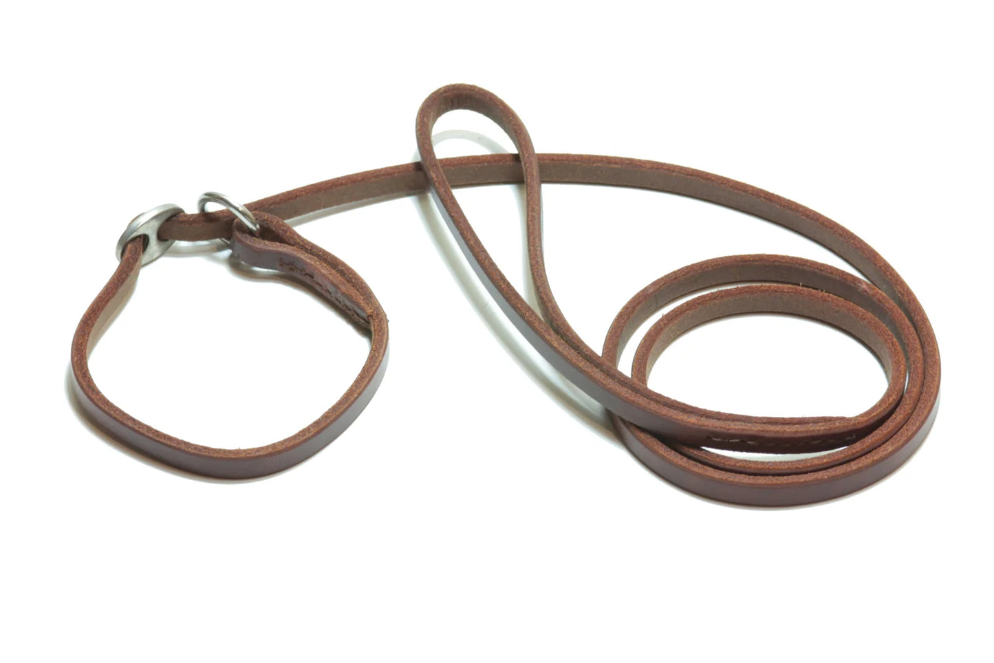 Nahkainen noutajahihna stopperilla