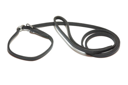 Nahkainen noutajahihna stopperilla