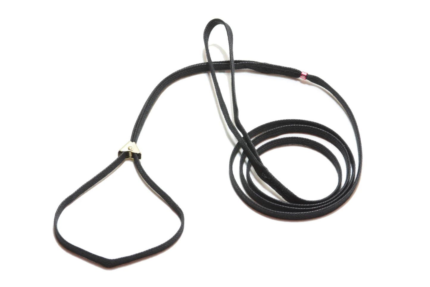 Leash with Clip - litteä puuvillainen näyttelyhihna klipsillä, 130cm