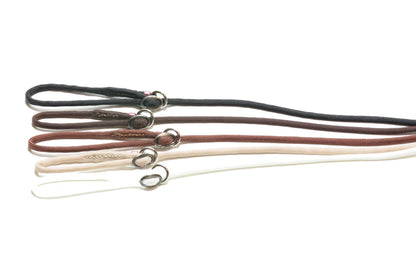 Pyöreä nylonhihna renkaalla ja stopperilla – 3,5 mm (160 cm)
