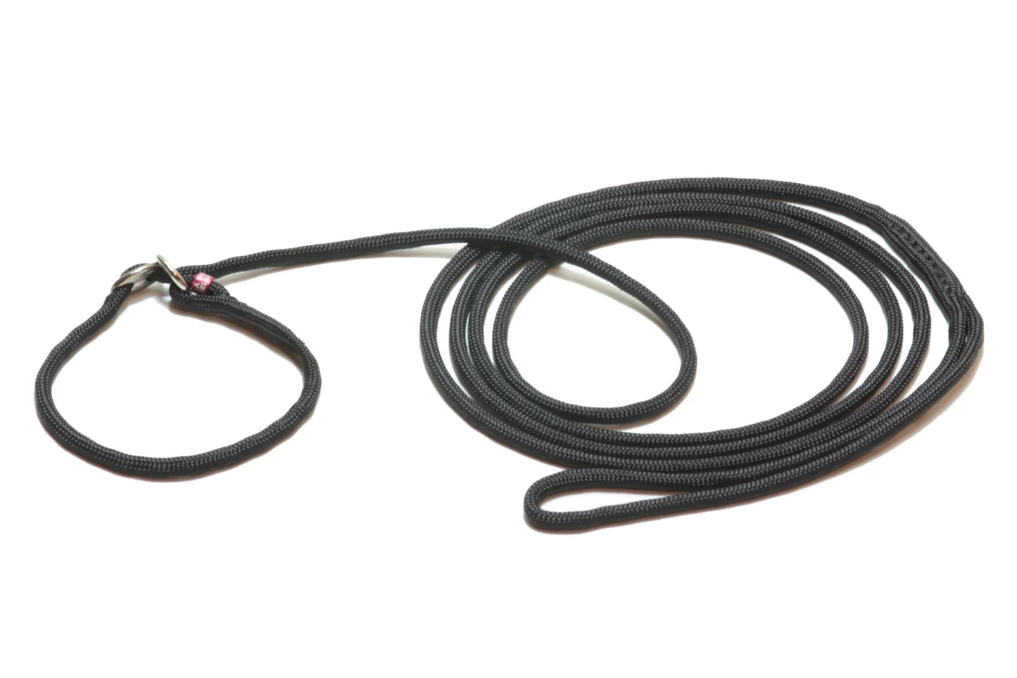 Pyöreä nylonhihna renkaalla ja stopperilla – 3,5 mm (160 cm)