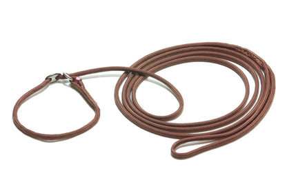 Pyöreä nylonhihna renkaalla ja stopperilla – 3,5 mm (160 cm)