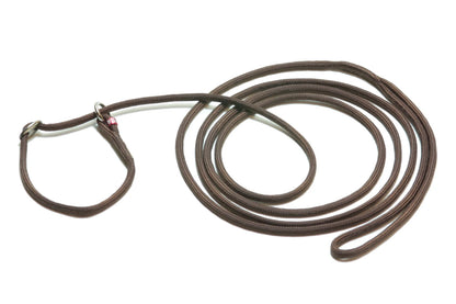 Pyöreä nylonhihna renkaalla ja stopperilla – 3,5 mm (160 cm)