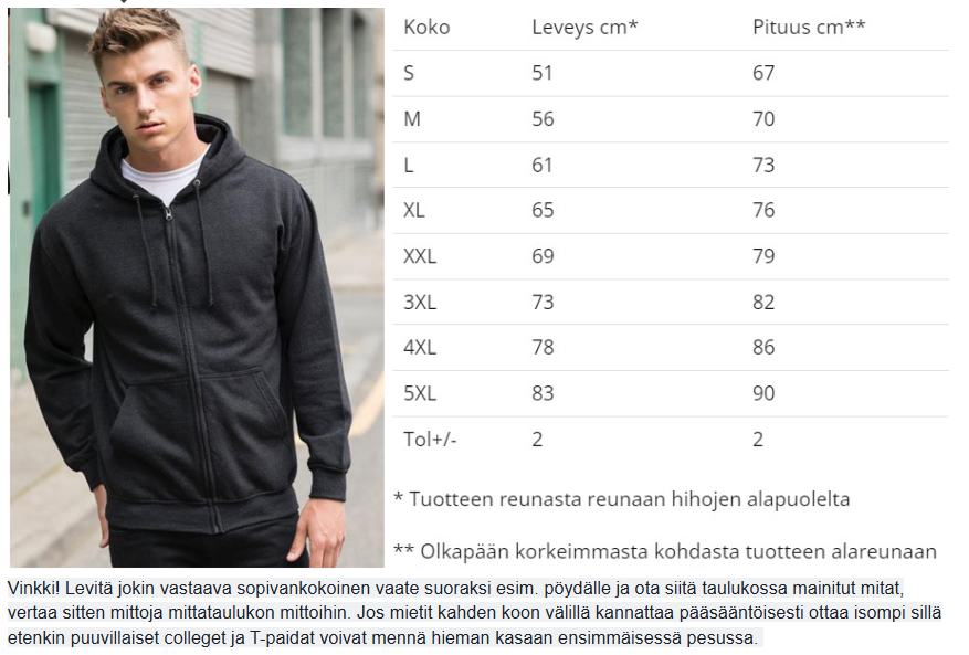 Zoodie vetoketjuhuppari