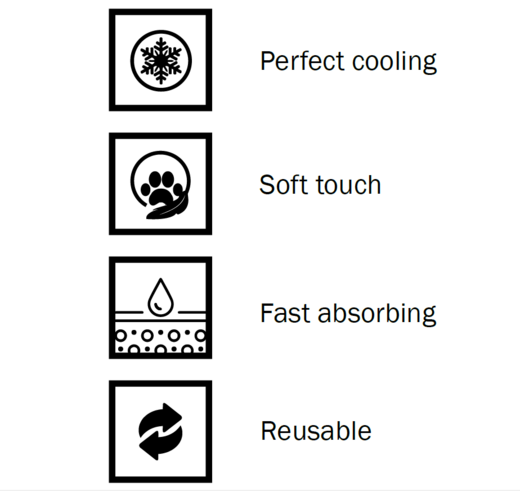 Tauro Pro Line kuivaava viilennyspyyhe